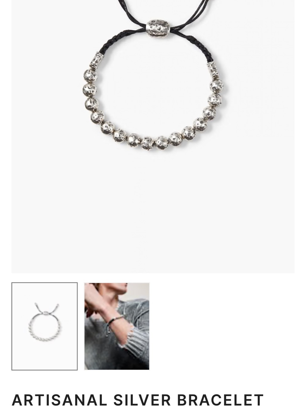 John Varvatos Artisanal Silver Bracelet - Picture 5 of 6